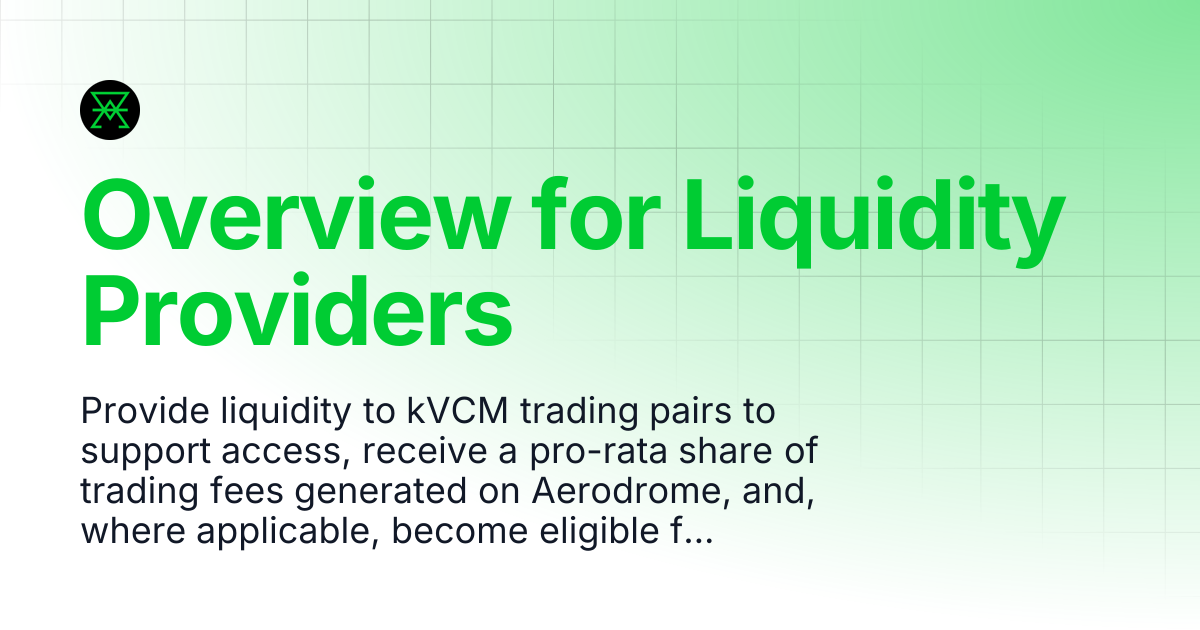 Overview for Liquidity Providers | Klima Protocol